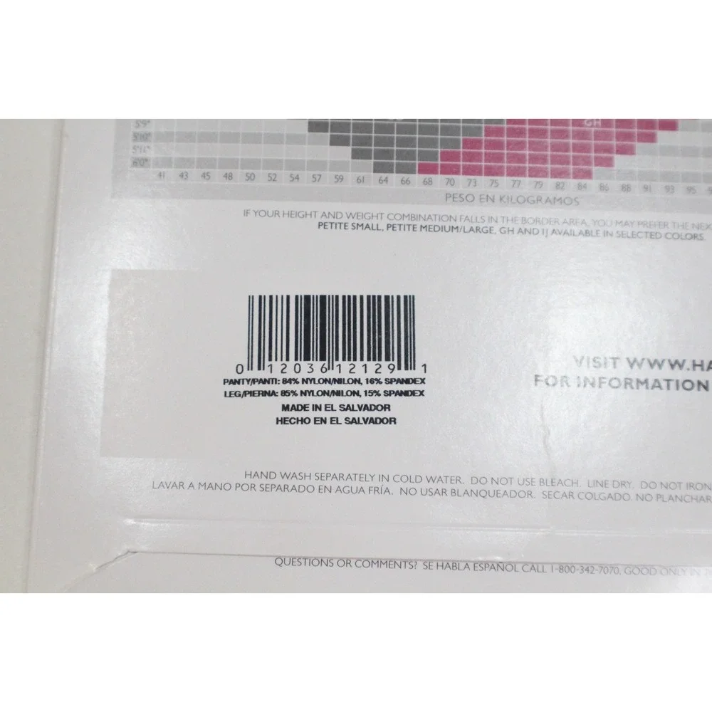 Hanes Silk Reflections Silky Sheer Jet Black Control Top Pantyhose Sz AB